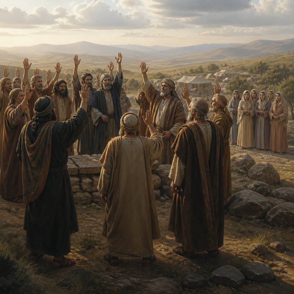 "Now the men of Israel had sworn in Mizpeh, saying, There shall not any of us give his daughter unto Benjamin to wife." - Judges 21:{verse.verse_number}