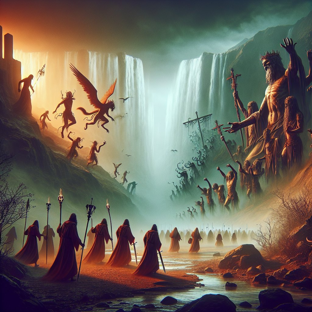 Numbers 14:43 - "For the Amalekites and the Canaanites are there before you, and ye shall fall by the sword: because ye are turned away from the LORD, therefore the LORD will not be with you."