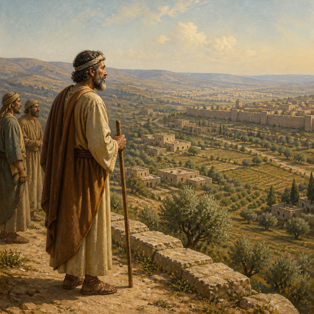 "But the fields of the city, and the villages thereof, they gave to Caleb the son of Jephunneh." - 1 Chronicles 6:{verse.verse_number}