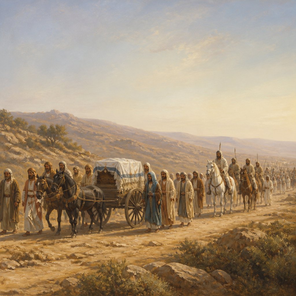 "And there went up with him both chariots and horsemen: and it was a very great company." - Genesis 50:9