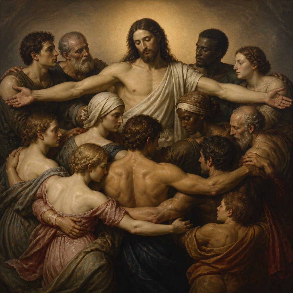 "So in Christ we, though many, form one body, and each member belongs to all the others
