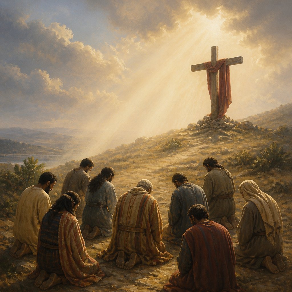 "For all have sinned, and come short of the glory of God; Being justified freely by his grace through the redemption that is in Christ Jesus: Whom God hath set forth to be a propitiation through faith in his blood, to declare his righteousness for the remission of sins that are past, through the forbearance of God;" - Romans 3:23-25