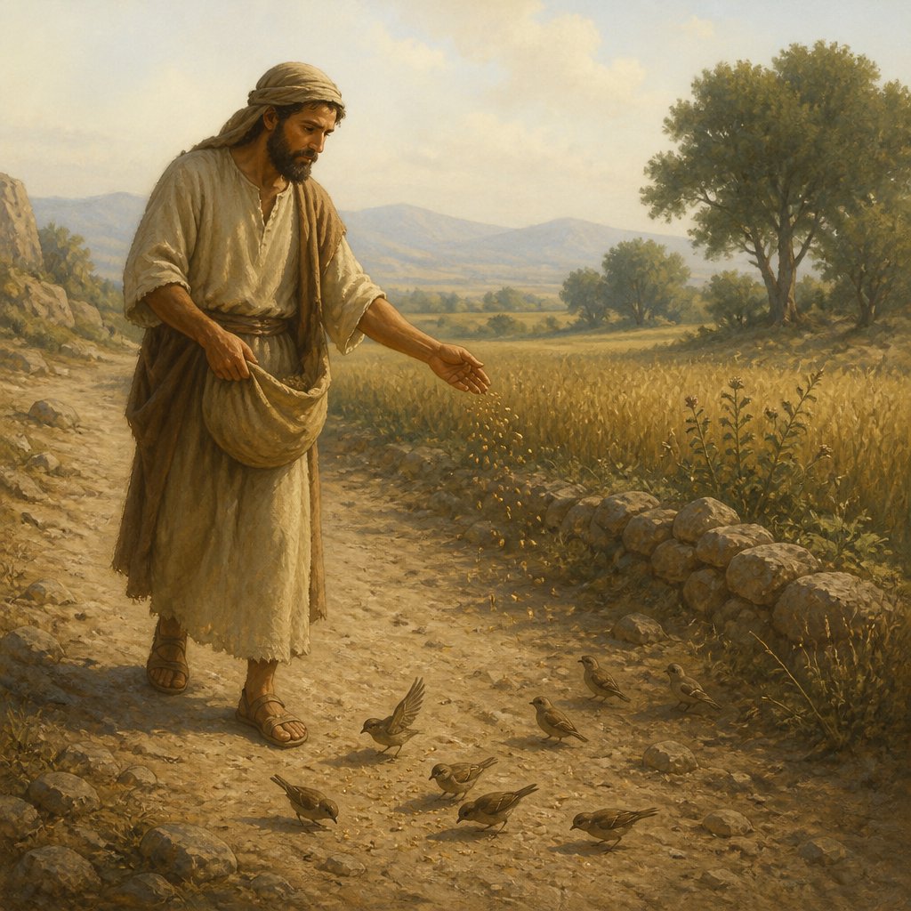 "And when he sowed, some seeds fell by the way side, and the fowls came and devoured them up:" - Matthew 13:4