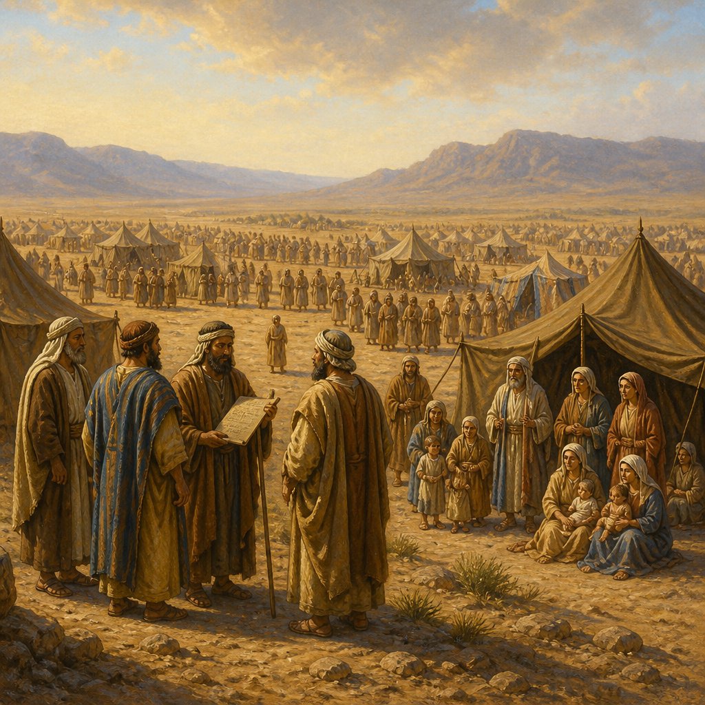 "¶ These are those which were numbered of the children of Israel by the house of their fathers: all those that were numbered of the camps throughout their hosts were six hundred thousand and three thousand and five hundred and fifty." - Numbers 2:{verse.verse_number}