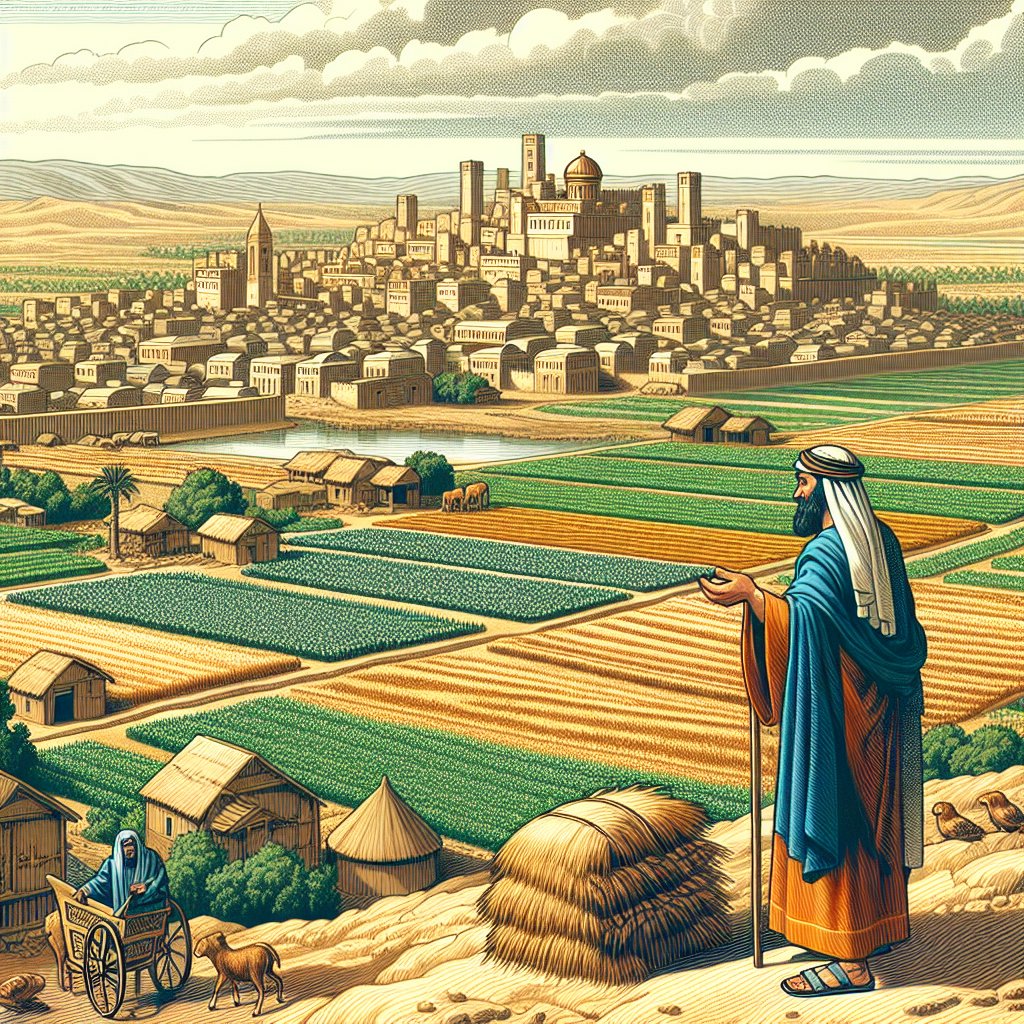 1 Chronicles 6:56 - "But the fields of the city, and the villages thereof, they gave to Caleb the son of Jephunneh."