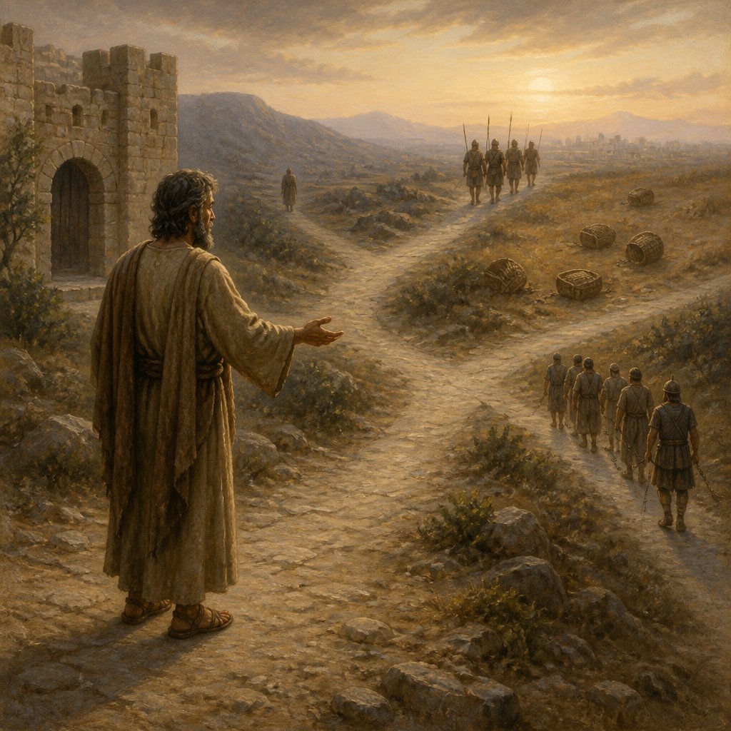 "And it shall come to pass, if they say unto thee, Whither shall we go forth? then thou shalt tell them, Thus saith the LORD; Such as are for death, to death; and such as are for the sword, to the sword; and such as are for the famine, to the famine; and such as are for the captivity, to the captivity." - Jeremiah 15:2