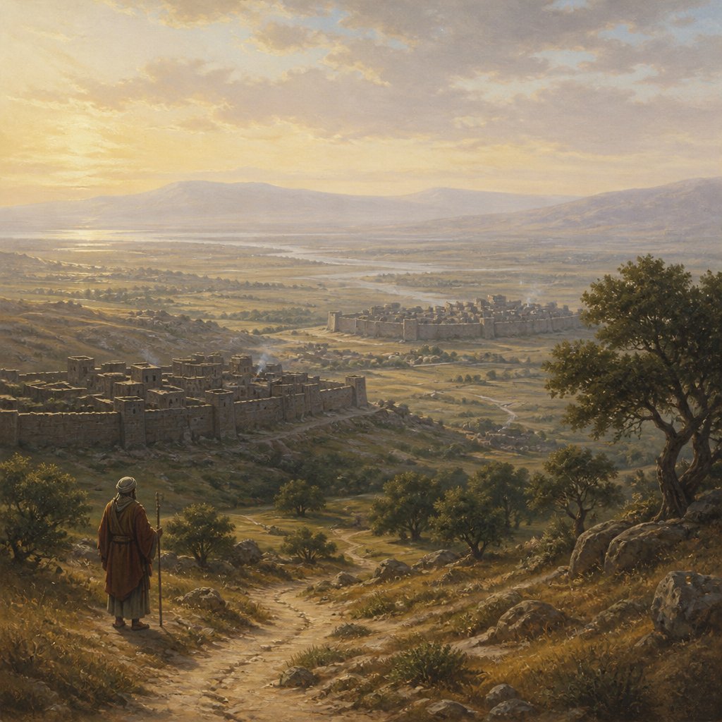 "All the cities of the plain, and all Gilead, and all Bashan, unto Salchah and Edrei, cities of the kingdom of Og in Bashan." - Deuteronomy 3:{verse.verse_number}