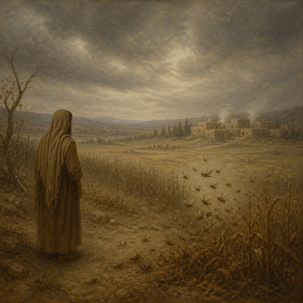 "If I shut up heaven that there be no rain, or if I command the locusts to devour the land, or if I send pestilence among my people;" - 2 Chronicles 7:13