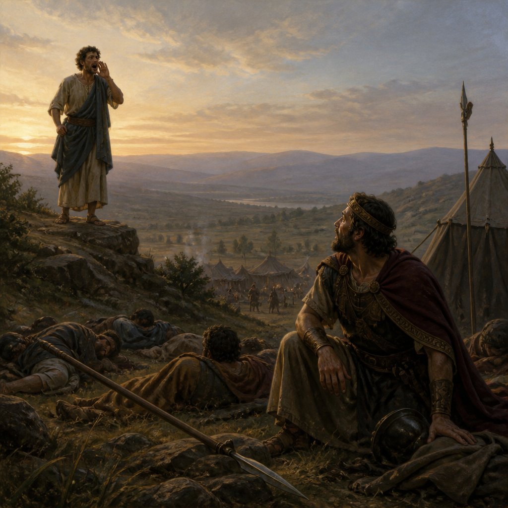 "And David cried to the people, and to Abner the son of Ner, saying, Answerest thou not, Abner? Then Abner answered and said, Who art thou that criest to the king?" - 1 Samuel 26:14