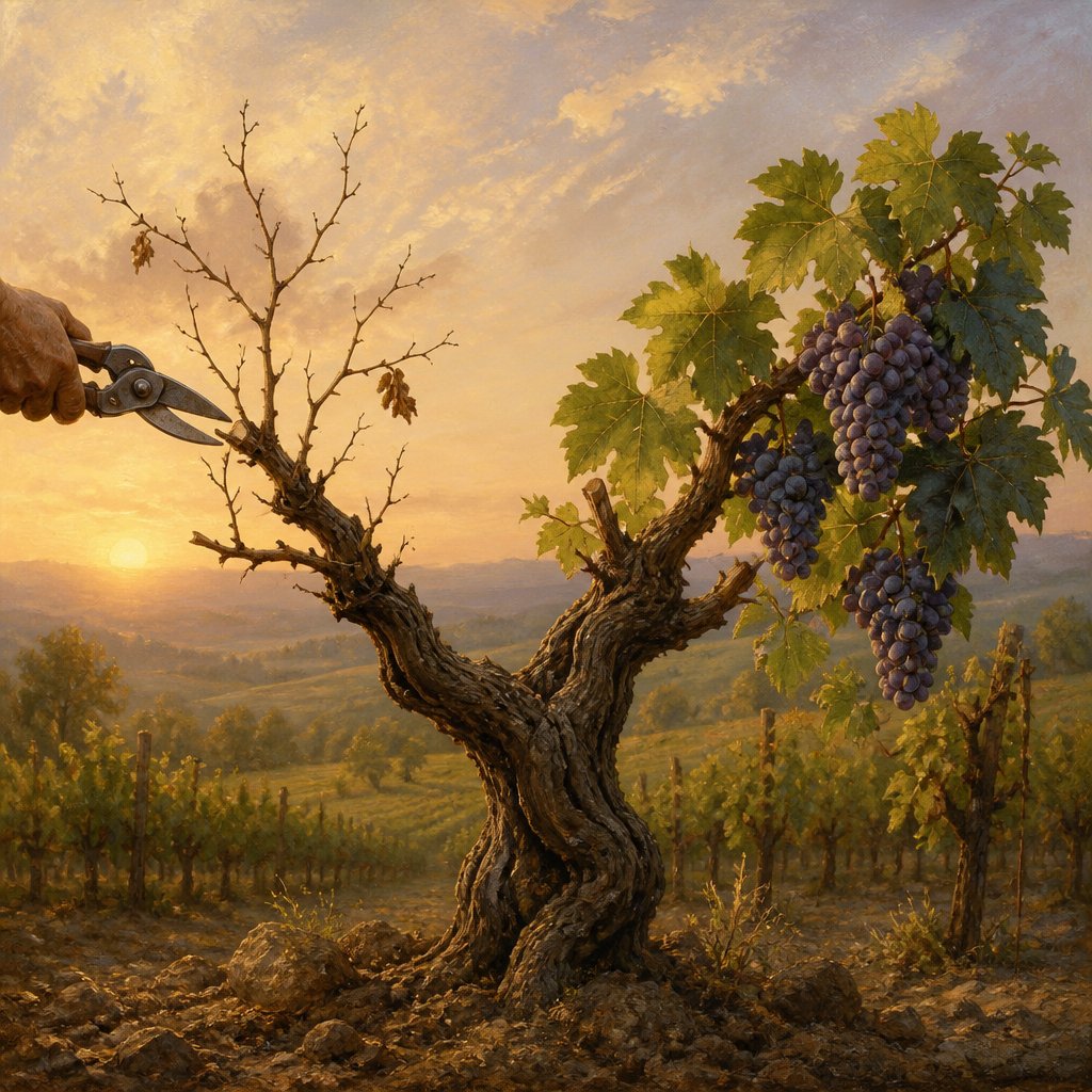 "Every branch in me that beareth not fruit he taketh away: and every branch that beareth fruit, he purgeth it, that it may bring forth more fruit." - John 15:2