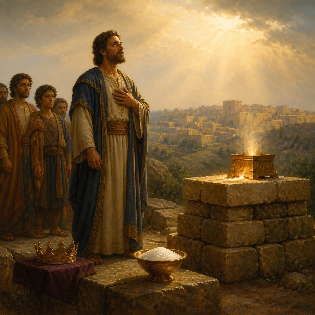 "Ought ye not to know that the LORD God of Israel gave the kingdom over Israel to David for ever, even to him and to his sons by a covenant of salt?" - 2 Chronicles 13:{verse.verse_number}