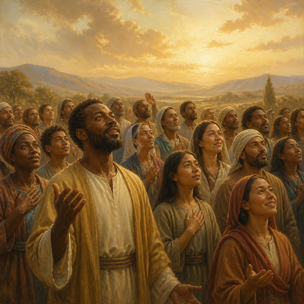 "And again, Praise the Lord, all ye Gentiles; and laud him, all ye people." - Romans 15:{verse.verse_number}