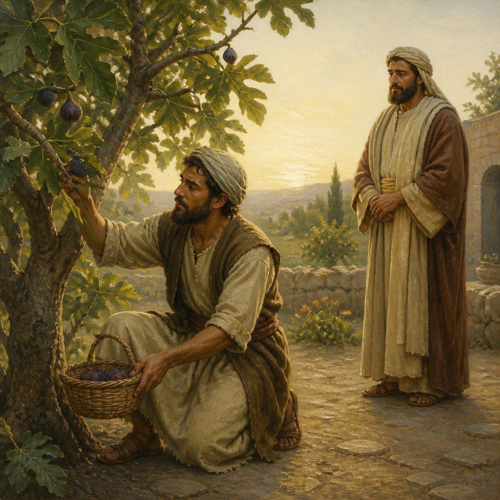 "Whoso keepeth the fig tree shall eat the fruit thereof: so he that waiteth on his master shall be honoured." - Proverbs 27:{verse.verse_number}