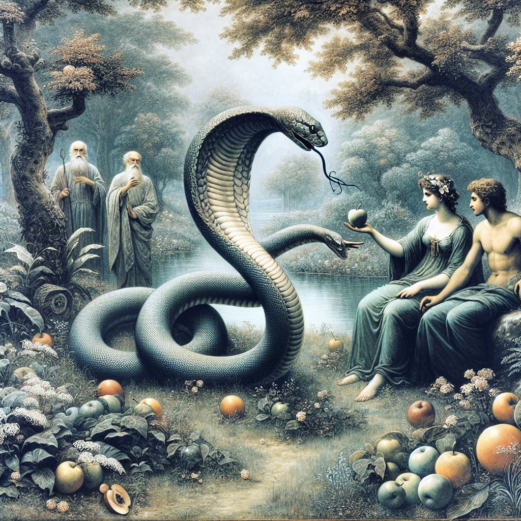 the-serpent-in-the-g-bible-art