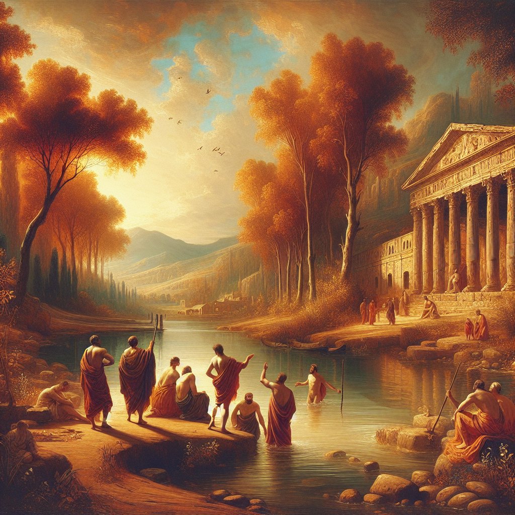 Illustrate a respectful and devotional visual interpretation of the biblical episode Genesis 18-7 explicating the high degree of emotion and piety. Ensure it is reminiscent of the renaissance era, characterized by harmonious proportion, realism, and attention to human form emphasize warm, rich color palettes, symmetrical composition, and detailed landscape
Create a digital art representation of the biblical episode from Genesis 18-7. The scene should emanate a high degree of emotion and piety, reminiscent of the Renaissance era. Key elements should include harmonious proportions, realism, keen attention to human form and a detailed landscape. Grace the canvas with warm, rich color palettes, and a symmetrical composition. The portrayal should have a respectful and devotional tone aligning with Christianity, being careful to avoid any use of text or words within the visual piece.