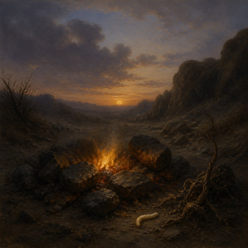 "Where their worm dieth not, and the fire is not quenched." - Mark 9:48