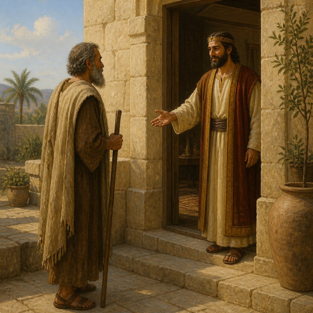 "And the king said unto the man of God, Come home with me, and refresh thyself, and I will give thee a reward." - 1 Kings 13:7