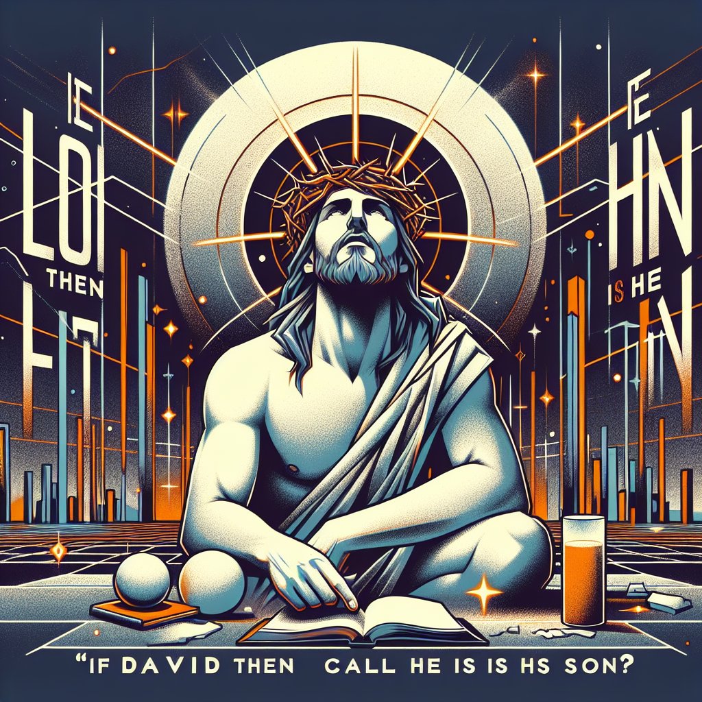 Matthew 22:45 - "If David then call him Lord, how is he his son?"