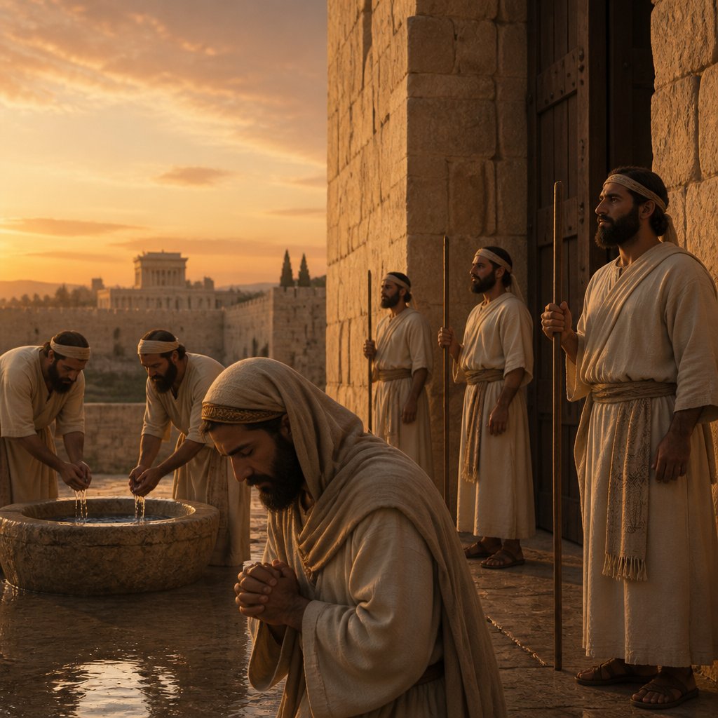 "And I commanded the Levites that they should cleanse themselves, and that they should come and keep the gates, to sanctify the sabbath day. Remember me, O my God, concerning this also, and spare me according to the greatness of thy mercy." - Nehemiah 13:22