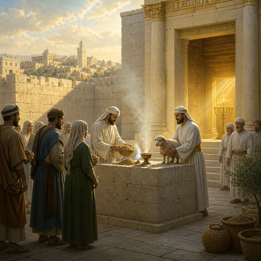 "Then shall the offering of Judah and Jerusalem be pleasant unto the LORD, as in the days of old, and as in former years." - Malachi 3:4