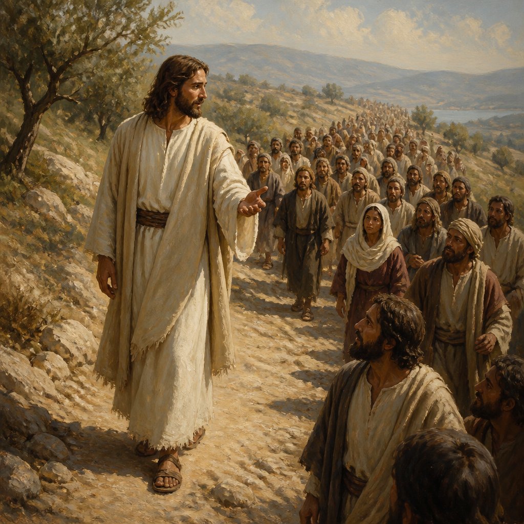 "¶ And there went great multitudes with him: and he turned, and said unto them," - Luke 14:{verse.verse_number}