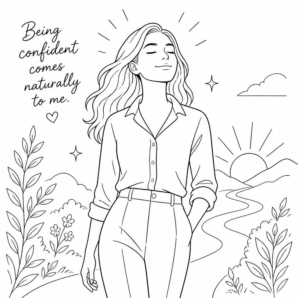 Being confident comes naturally to me.