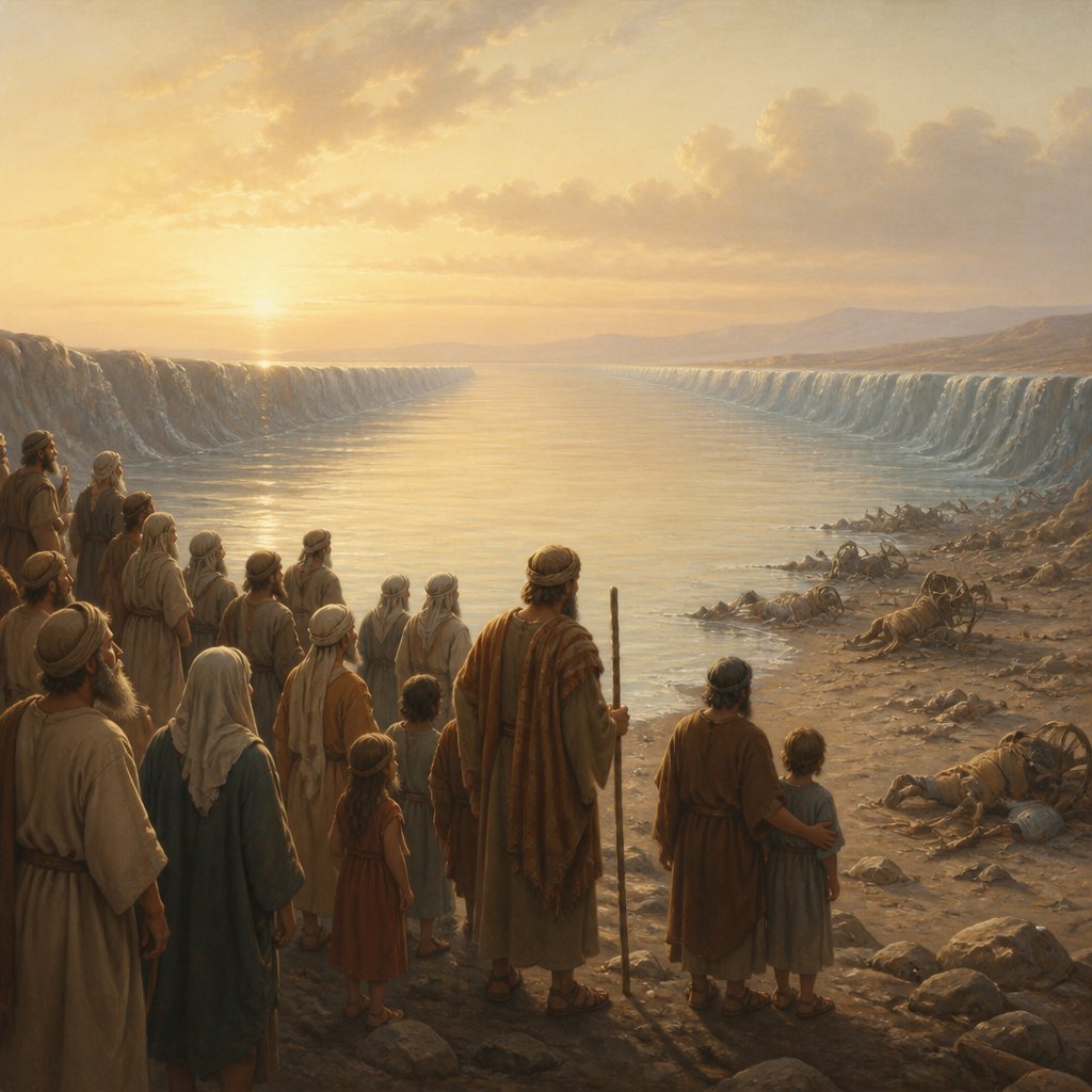 "Thus the LORD saved Israel that day out of the hand of the Egyptians; and Israel saw the Egyptians dead upon the sea shore." - Exodus 14:30