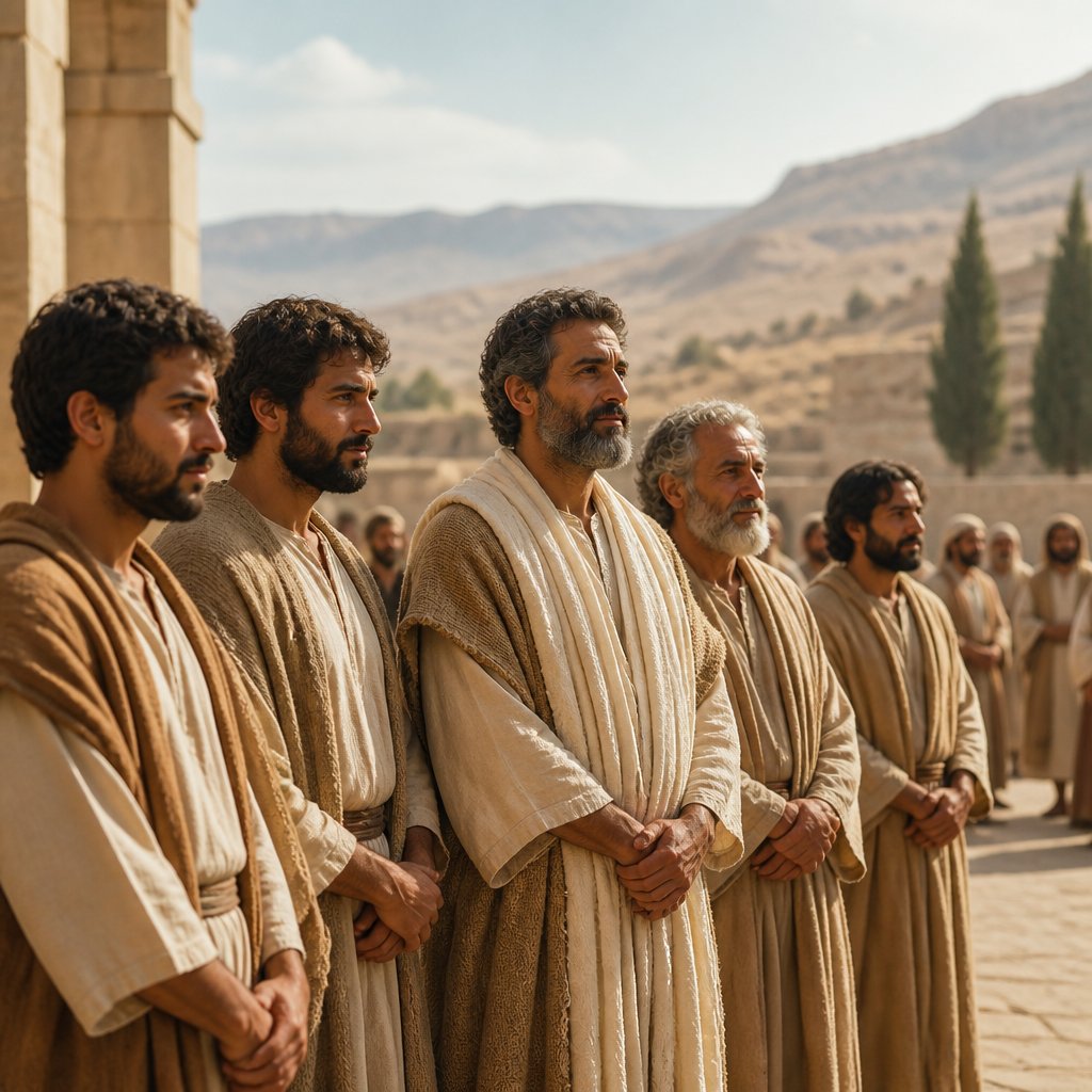 "And their brethren the sons of Merari stood on the left hand: Ethan the son of Kishi, the son of Abdi, the son of Malluch," - 1 Chronicles 6:{verse.verse_number}