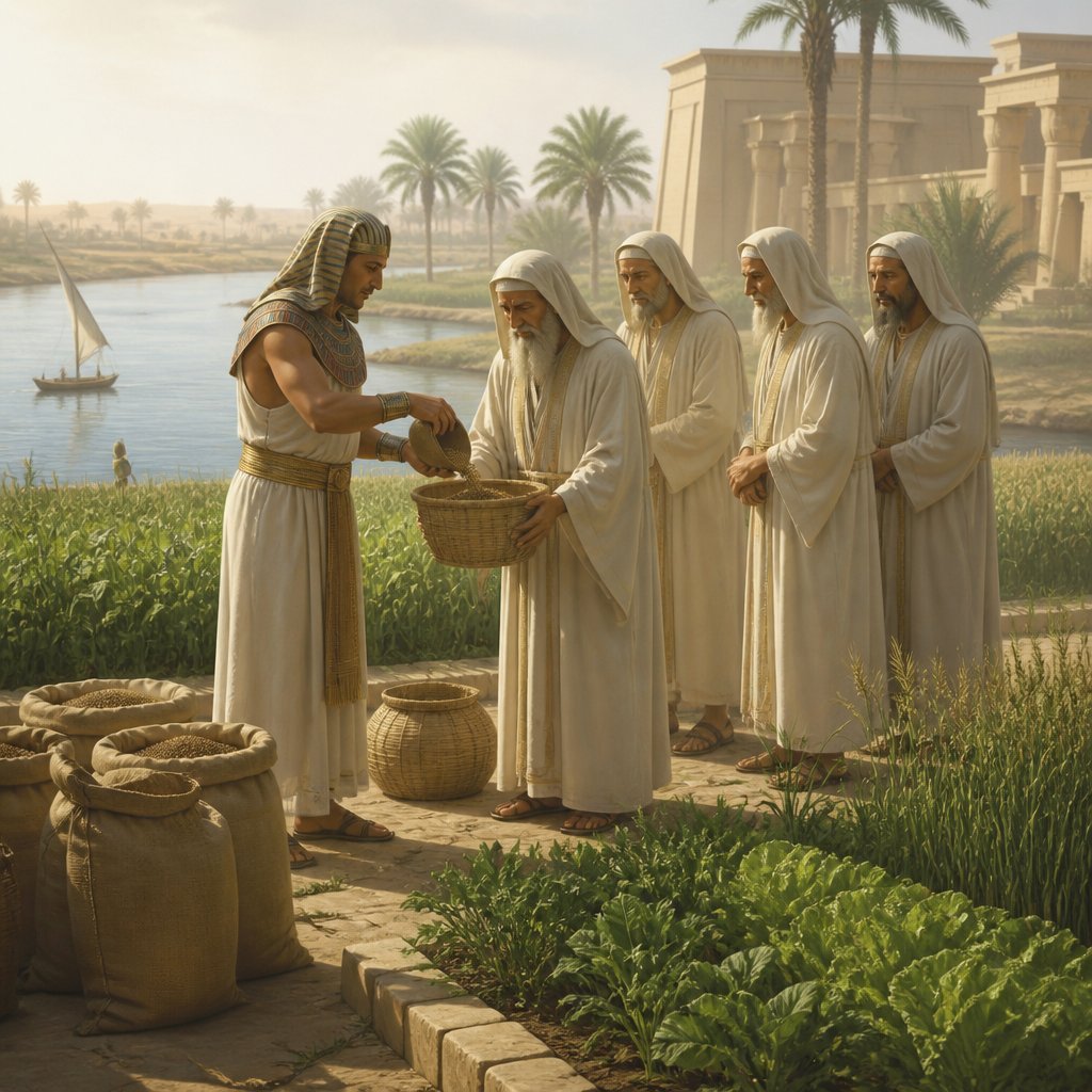 "Only the land of the priests bought he not; for the priests had a portion assigned them of Pharaoh, and did eat their portion which Pharaoh gave them: wherefore they sold not their lands." - Genesis 47:22