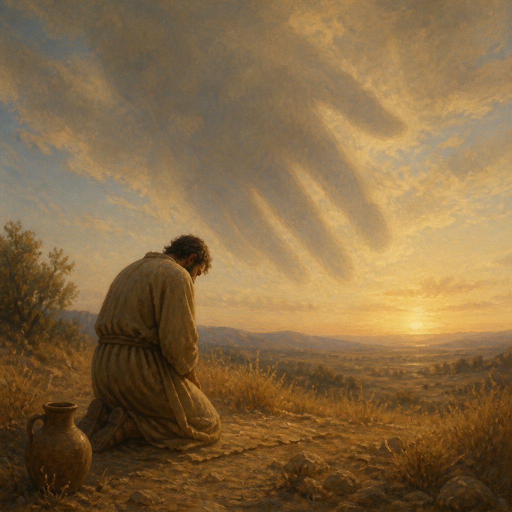 "For day and night thy hand was heavy upon me: my moisture is turned into the drought of summer. Selah." - Psalms 32:4