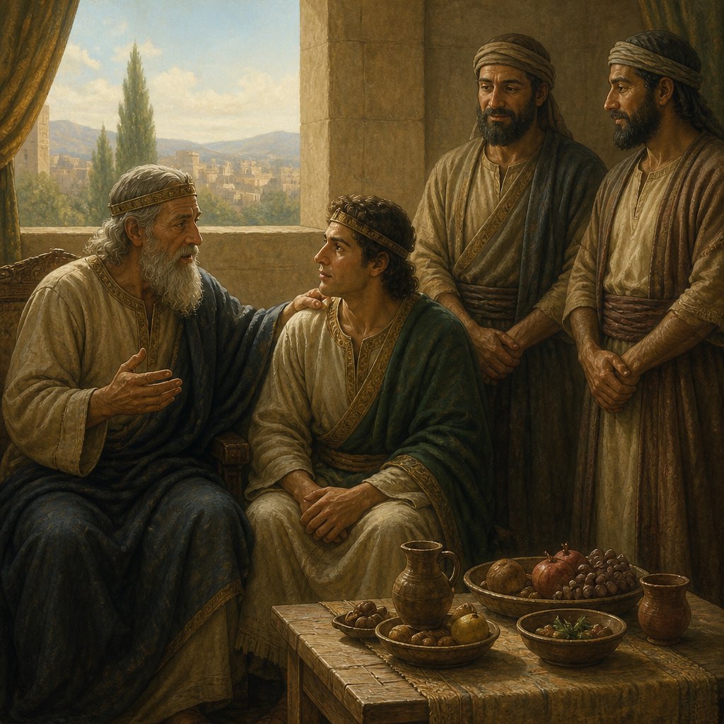 "But shew kindness unto the sons of Barzillai the Gileadite, and let them be of those that eat at thy table: for so they came to me when I fled because of Absalom thy brother." - 1 Kings 2:{verse.verse_number}