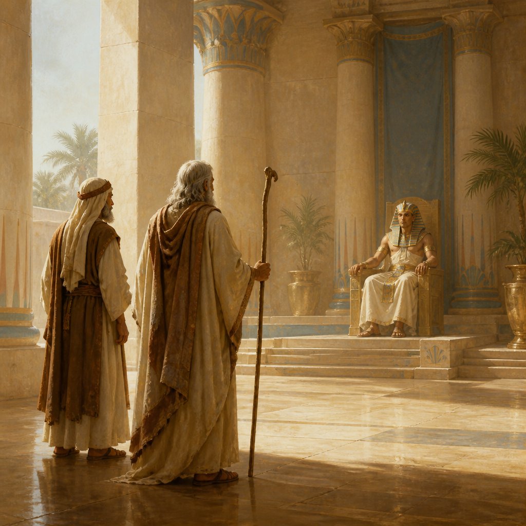 "Go in, speak unto Pharaoh king of Egypt, that he let the children of Israel go out of his land." - Exodus 6:11