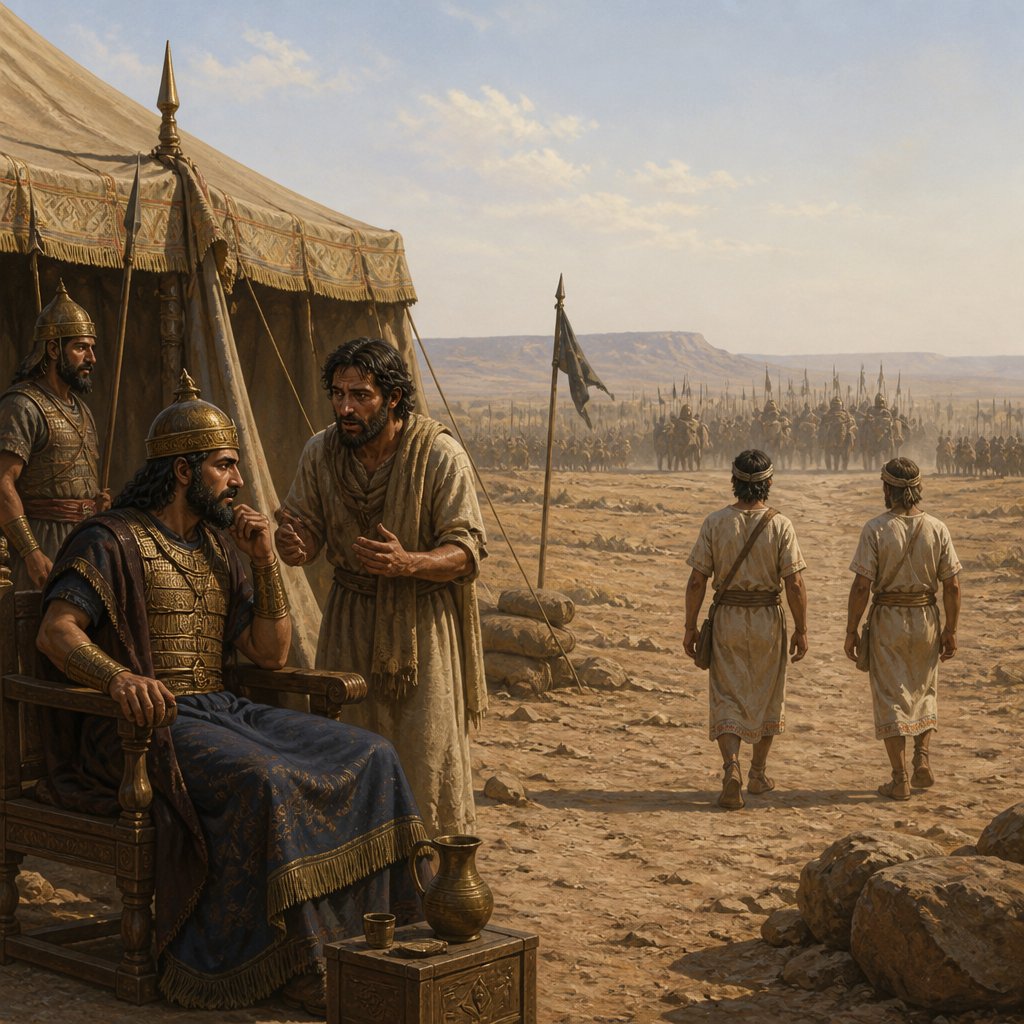 "And when he heard say of Tirhakah king of Ethiopia, Behold, he is come out to fight against thee: he sent messengers again unto Hezekiah, saying," - 2 Kings 19:9