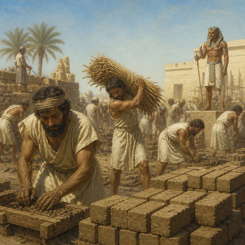 "And the tale of the bricks, which they did make heretofore, ye shall lay upon them; ye shall not diminish ought thereof: for they be idle; therefore they cry, saying, Let us go and sacrifice to our God." - Exodus 5:{verse.verse_number}