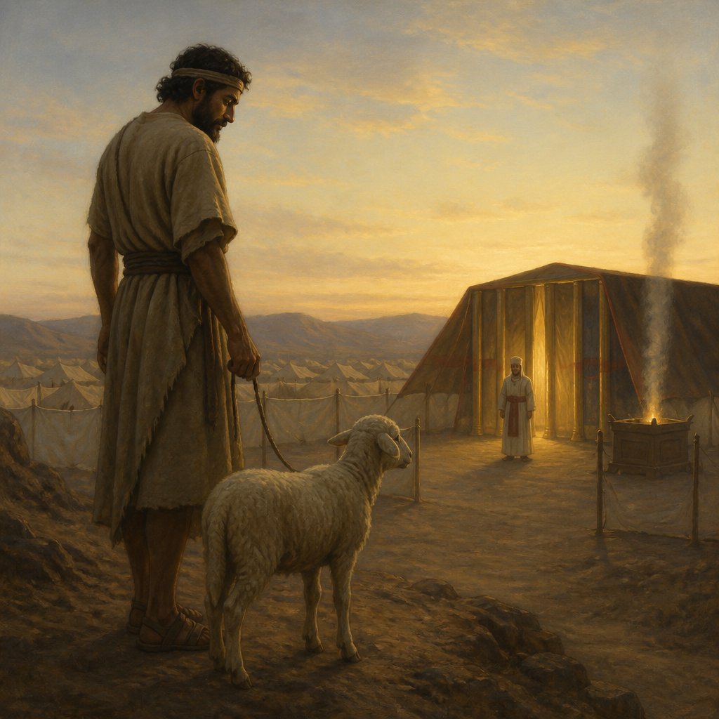 "And bringeth it not unto the door of the tabernacle of the congregation, to offer an offering unto the LORD before the tabernacle of the LORD; blood shall be imputed unto that man; he hath shed blood; and that man shall be cut off from among his people:" - Leviticus 17:{verse.verse_number}
