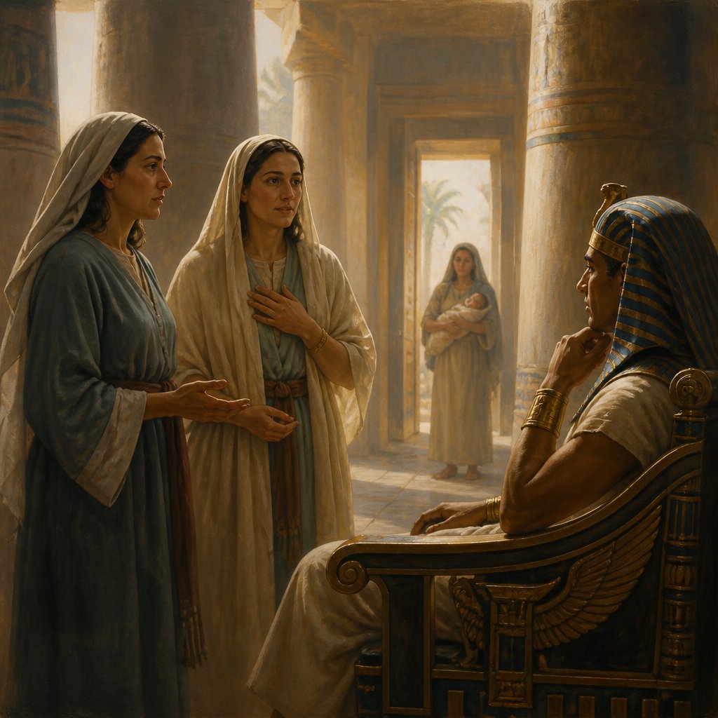 "And the midwives said unto Pharaoh, Because the Hebrew women are not as the Egyptian women; for they are lively, and are delivered ere the midwives come in unto them." - Exodus 1:19