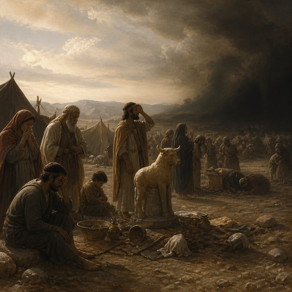 "Thus they provoked him to anger with their inventions: and the plague brake in upon them." - Psalms 106:{verse.verse_number}