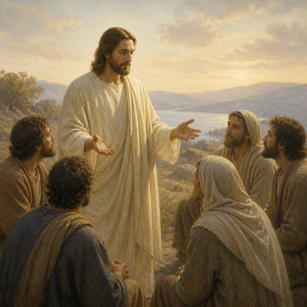 "To whom also he shewed himself alive after his passion by many infallible proofs, being seen of them forty days, and speaking of the things pertaining to the kingdom of God:" - Acts 1:{verse.verse_number}
