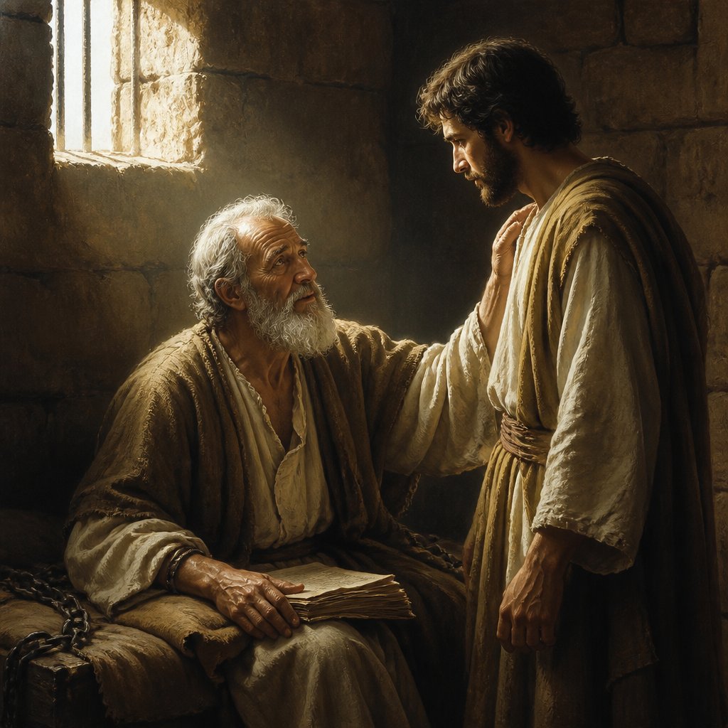 "Be not thou therefore ashamed of the testimony of our Lord, nor of me his prisoner: but be thou partaker of the afflictions of the gospel according to the power of God;" - 2 Timothy 1:8