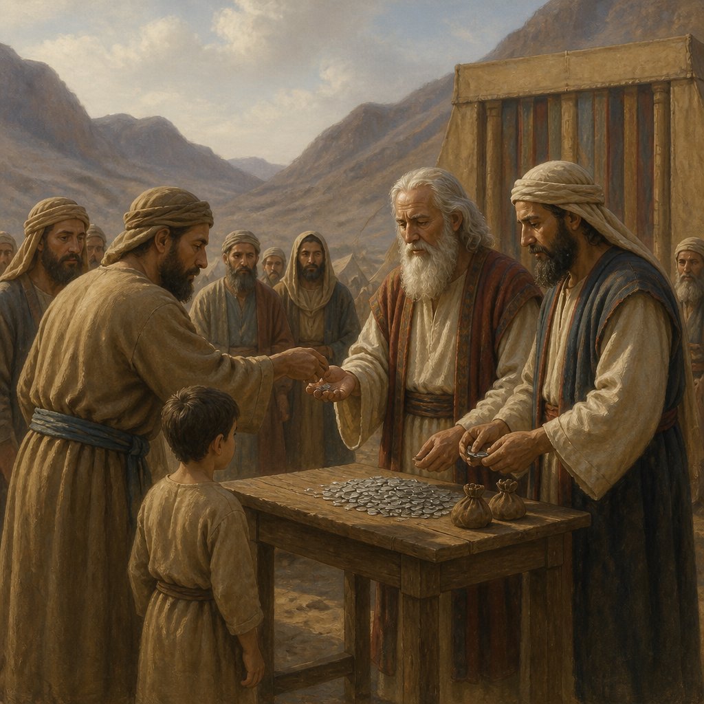 "Of the firstborn of the children of Israel took he the money; a thousand three hundred and threescore and five shekels, after the shekel of the sanctuary:" - Numbers 3:{verse.verse_number}
