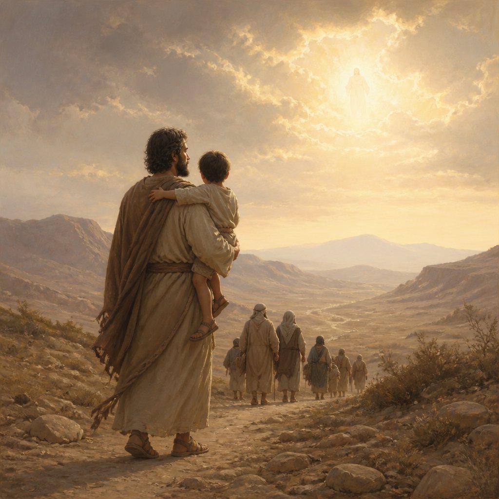 "Then I said to you, 'Do not be terrified; do not be afraid of them. The Lord your God, who is going before you, will fight for you, as he did for you in Egypt, before your very eyes, and in the wilderness. There you saw how the Lord your God carried you, as a father carries his son, all the way you went until you reached this place." - Deuteronomy 1:29-31