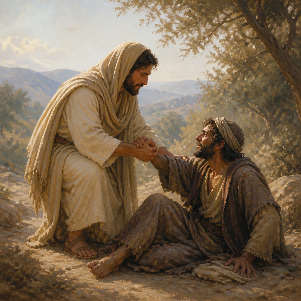 "Be ye therefore merciful, as your Father also is merciful." - Luke 6:{verse.verse_number}