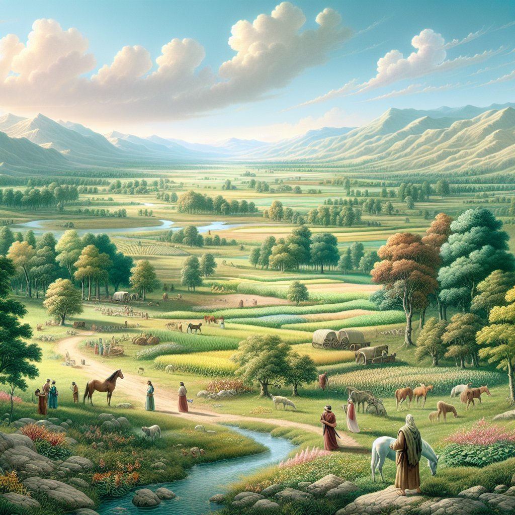 Judges 18:10 - "When ye go, ye shall come unto a people secure, and to a large land: for God hath given it into your hands; a place where there is no want of any thing that is in the earth."