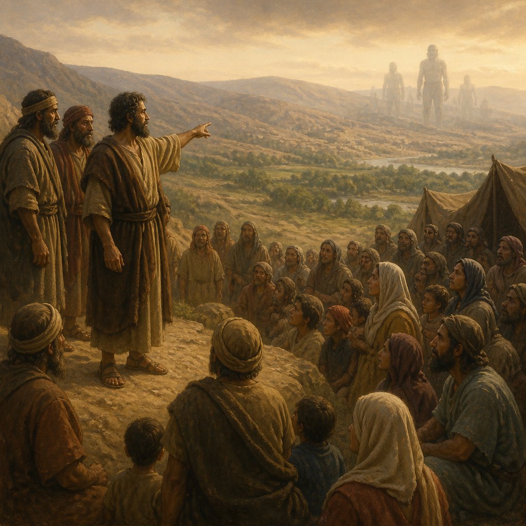 What does Numbers 13:32 mean? | Bible Art