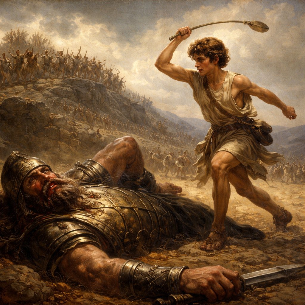 David and Goliath
