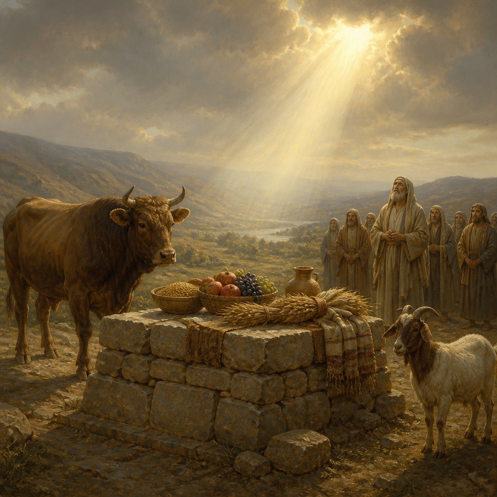 "Will I eat the flesh of bulls, or drink the blood of goats?" - Psalms 50:13