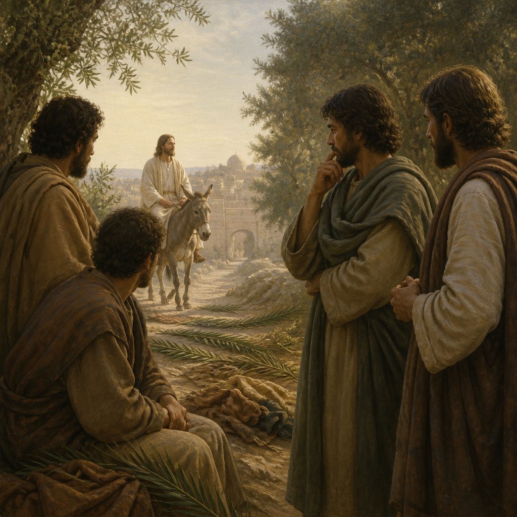 "These things understood not his disciples at the first: but when Jesus was glorified, then remembered they that these things were written of him, and that they had done these things unto him." - John 12:{verse.verse_number}