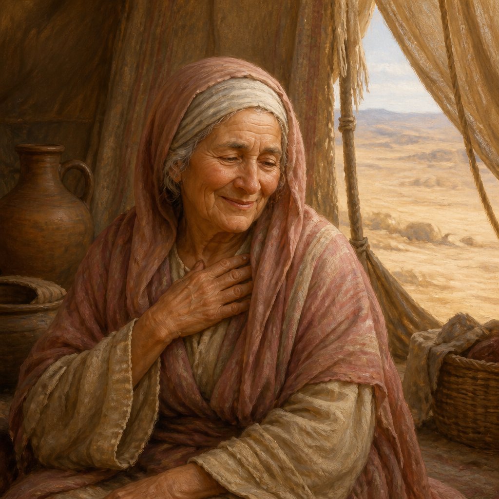 "Therefore Sarah laughed within herself, saying, After I am waxed old shall I have pleasure, my lord being old also?" - Genesis 18:{verse.verse_number}