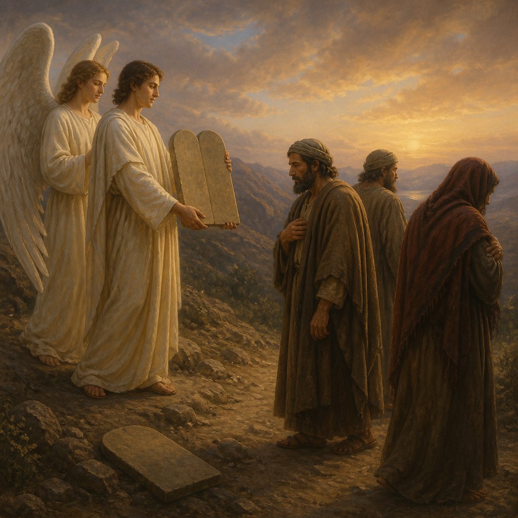 "Who have received the law by the disposition of angels, and have not kept it." - Acts 7:53