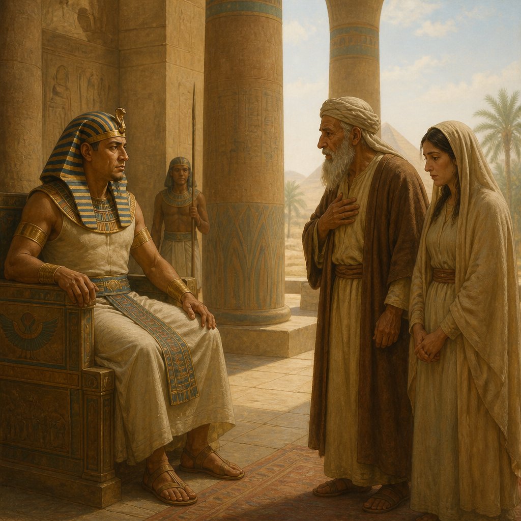 "And Pharaoh called Abram, and said, What is this that thou hast done unto me? why didst thou not tell me that she was thy wife?" - Genesis 12:{verse.verse_number}